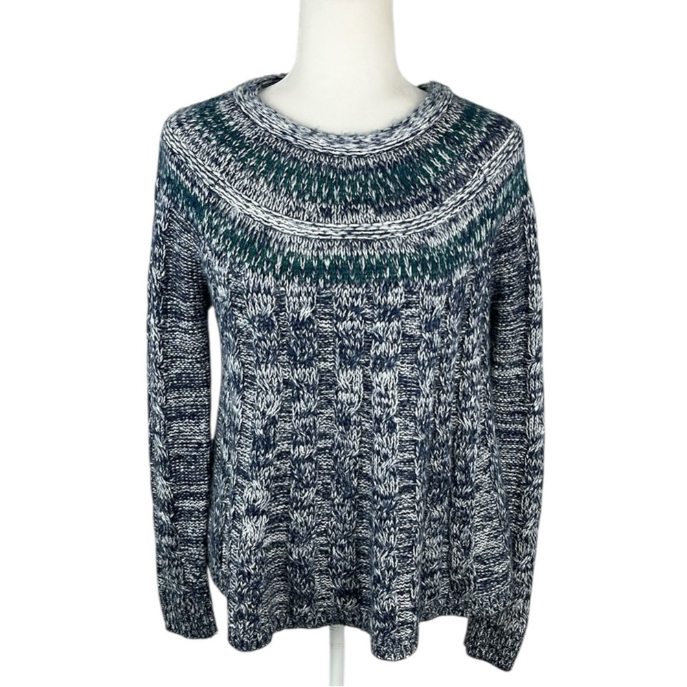 Hollister Co Blue Knit Sweater Size M
